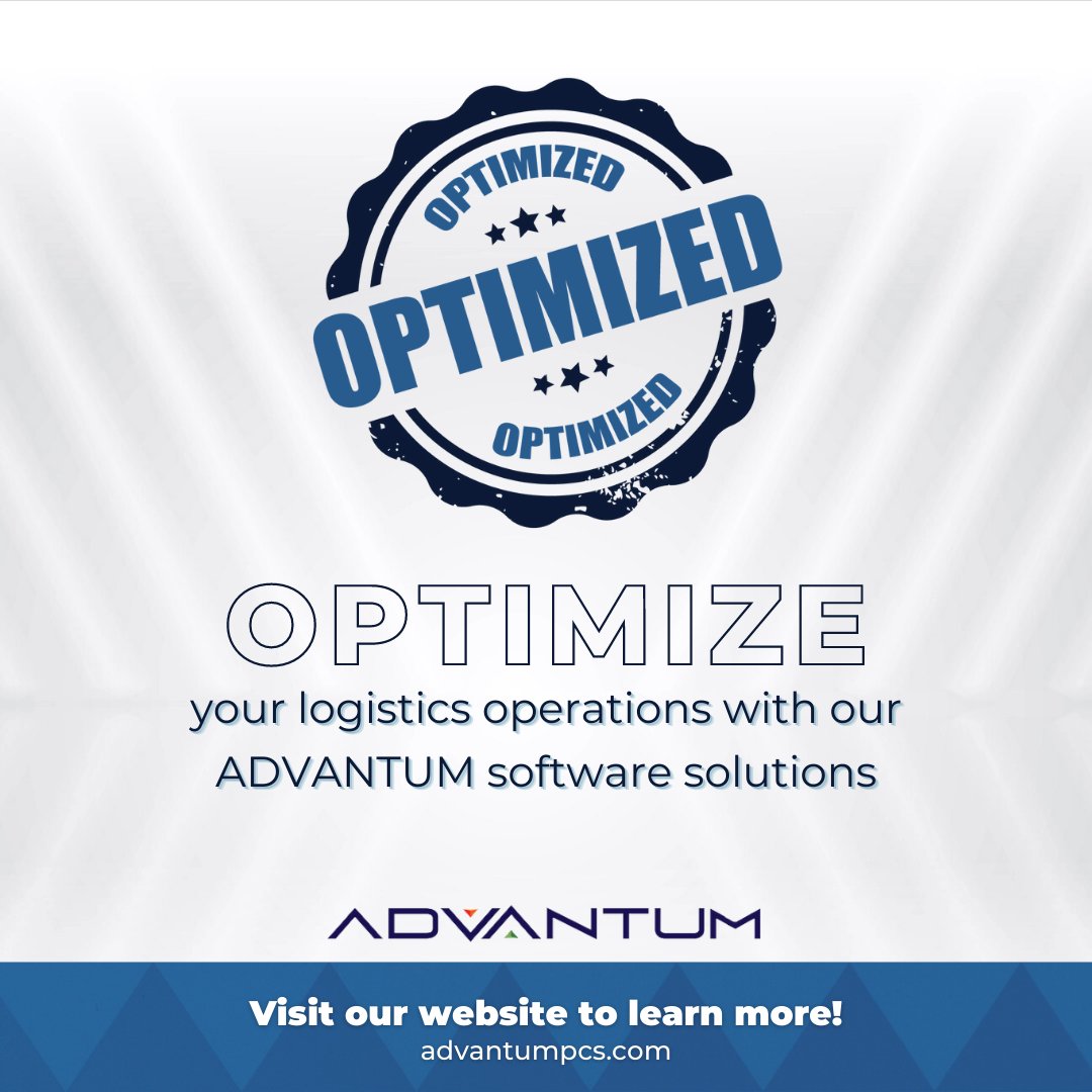 advantumpcs's tweet photo. The ADVANTUM software solutions are built to OPTIMIZE your operations! Visit our website to find a solution right for you!
https://t.co/QUru6gQIIw
#software #automation #innovation #logistics #freightforwarder #logisticsoftware #asycuda #port #shipping https://t.co/GLtmSLnuEG