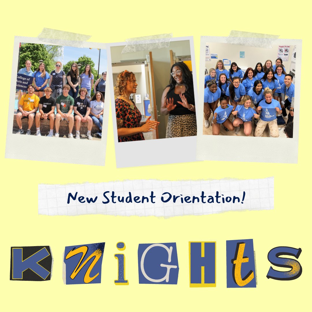 And so it continues... 

What are you most excited about for your New Student Orientation? Ours is you!

See you soon, Knights!

#MakeItMarian