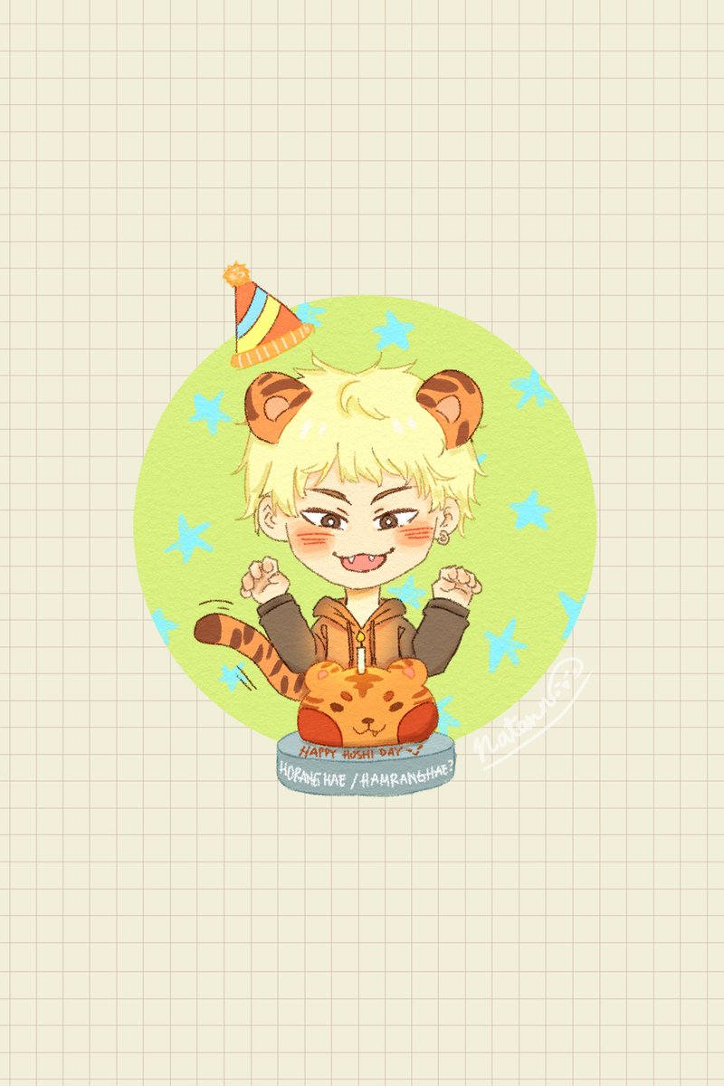 chocolowfatmilk's tweet photo. #Happy_HOSHI_Day 

Belum terlambatkan???
Happy birthday SEVENTEEN's horanghae 🐅 https://t.co/NnwawjopUx