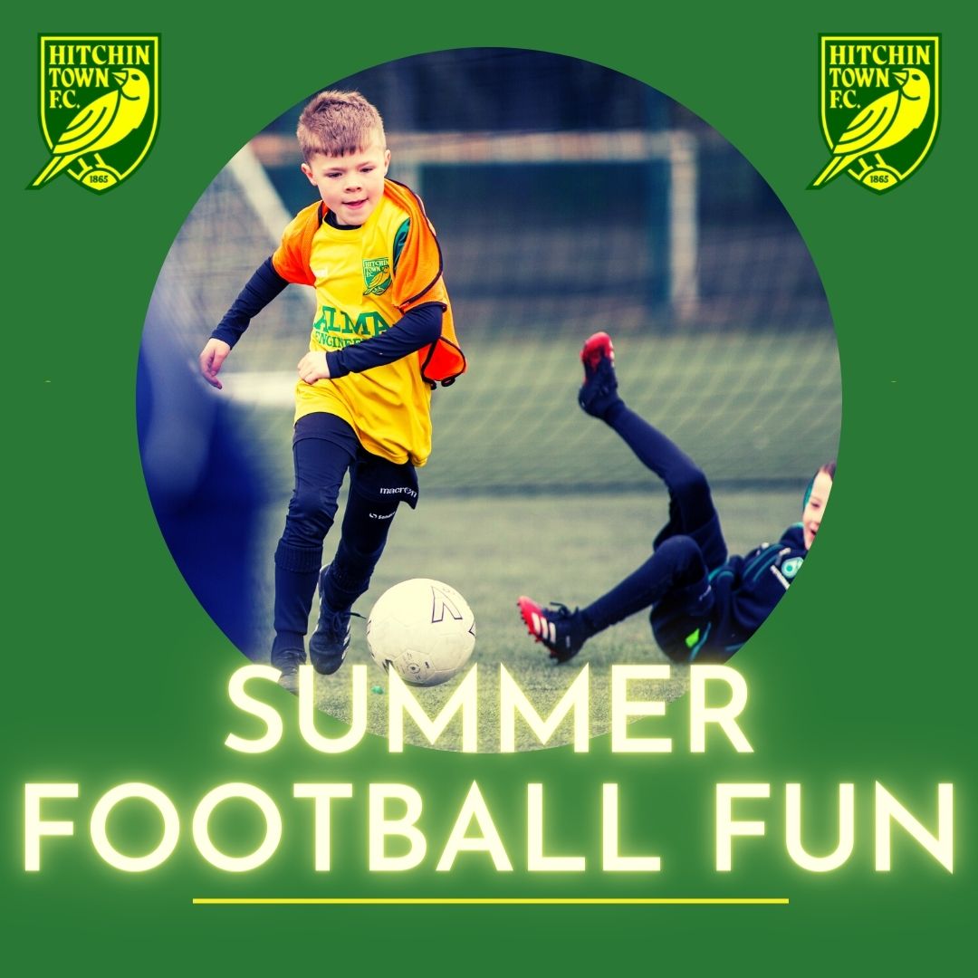The_Arena_HTCFC's tweet photo. Five Weeks of #Summer #Football #Fun!
5-14 year old boys & girls
Book online - link in bio
Special Offer: Book all 5 weeks & save!!
#Fun #football courses in #Baldock, #Hertfordshire.
#summerholidays #hertshour #hitchin @HitchinTownFC #footballcourse #footballcamp https://t.co/yAzxrWh1xE