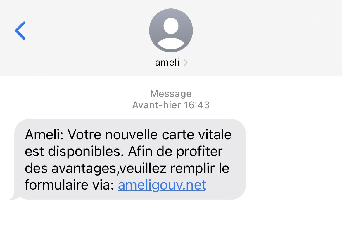 Pymessa's tweet photo. Fraude par SMS, après @Assur_Maladie et les SMS Ameli, c’est au tour de @mabanque_bnpp BNP Paris et une invitation à valider ses données. Faites attention! 
#fraud #fishing https://t.co/GVbIecdhsD