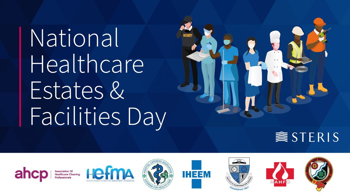 Today marks the First National Healthcare Estates and Facilities Day. Launched by the NHS, the day celebrates the work of thousands of people working to support vital patient services in the NHS and partner services (like STERIS). #HealthEFMDay