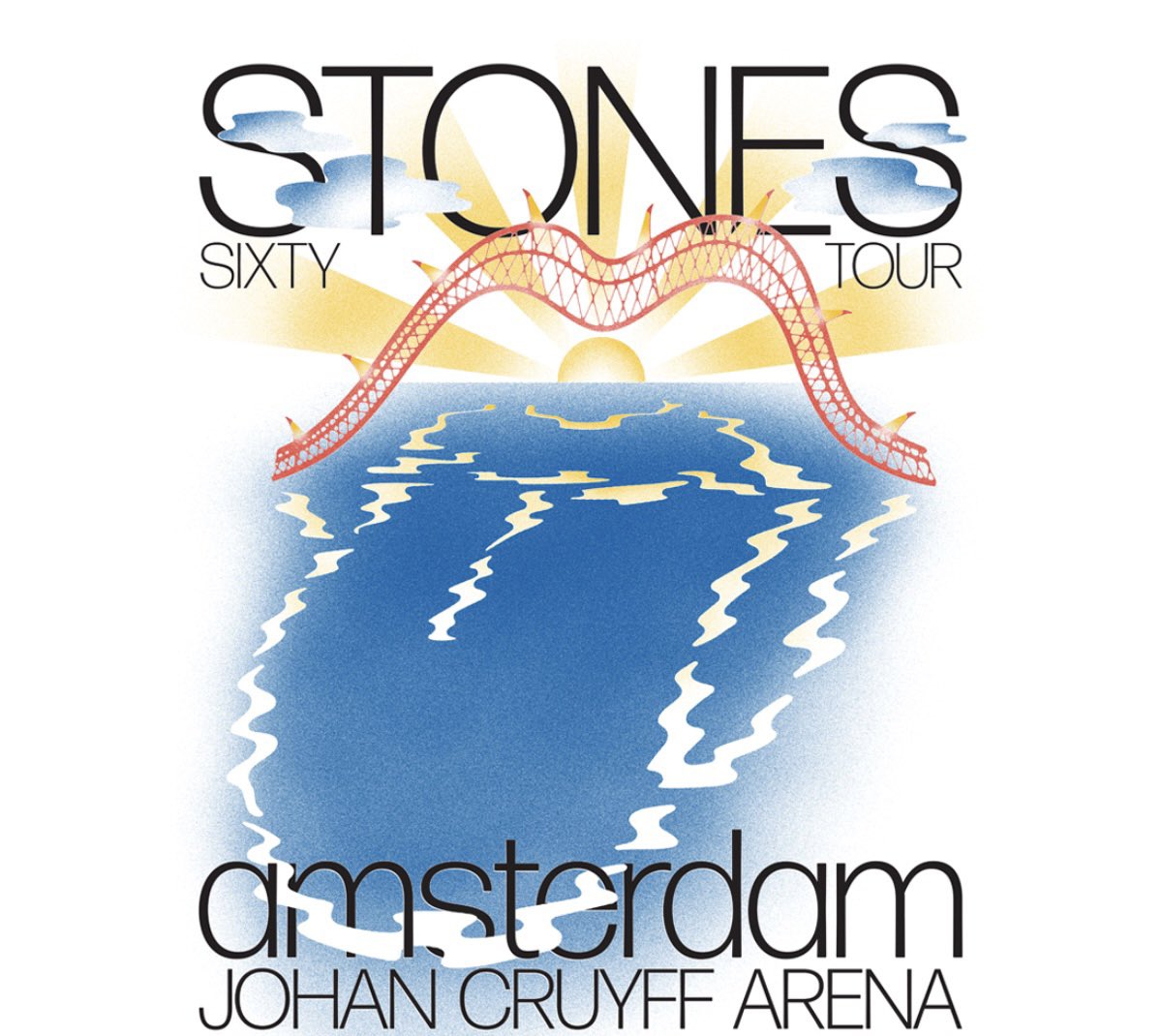 RollingStones's tweet photo. The Stones are delighted to confirm the rescheduled date for the postponed concert in Amsterdam. The show will now take place on July 7 2022.
 
The Stones send their deepest apologies to fans who were set to see the band in Amsterdam on Monday and can’t wait to see you on July 7. https://t.co/tE2IVsh0KZ