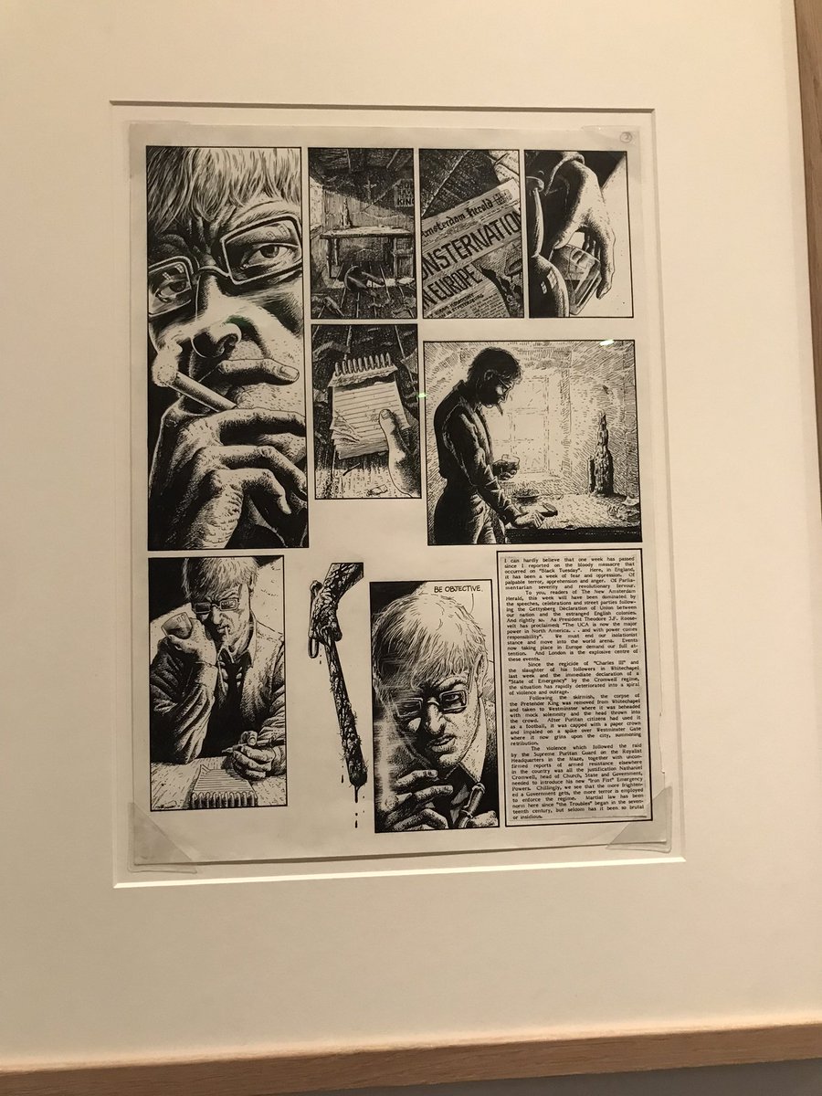 AndrewDonkin's tweet photo. Lovely to be back at the Cartoon Museum last night for the opening of the fab new #LutherArkwright exhibition celebrating 50 years of @bryan_talbot’s universe jumping cosmic creation.  #comics #graphicnovels #bryantalbot https://t.co/vqeh9d6IGq