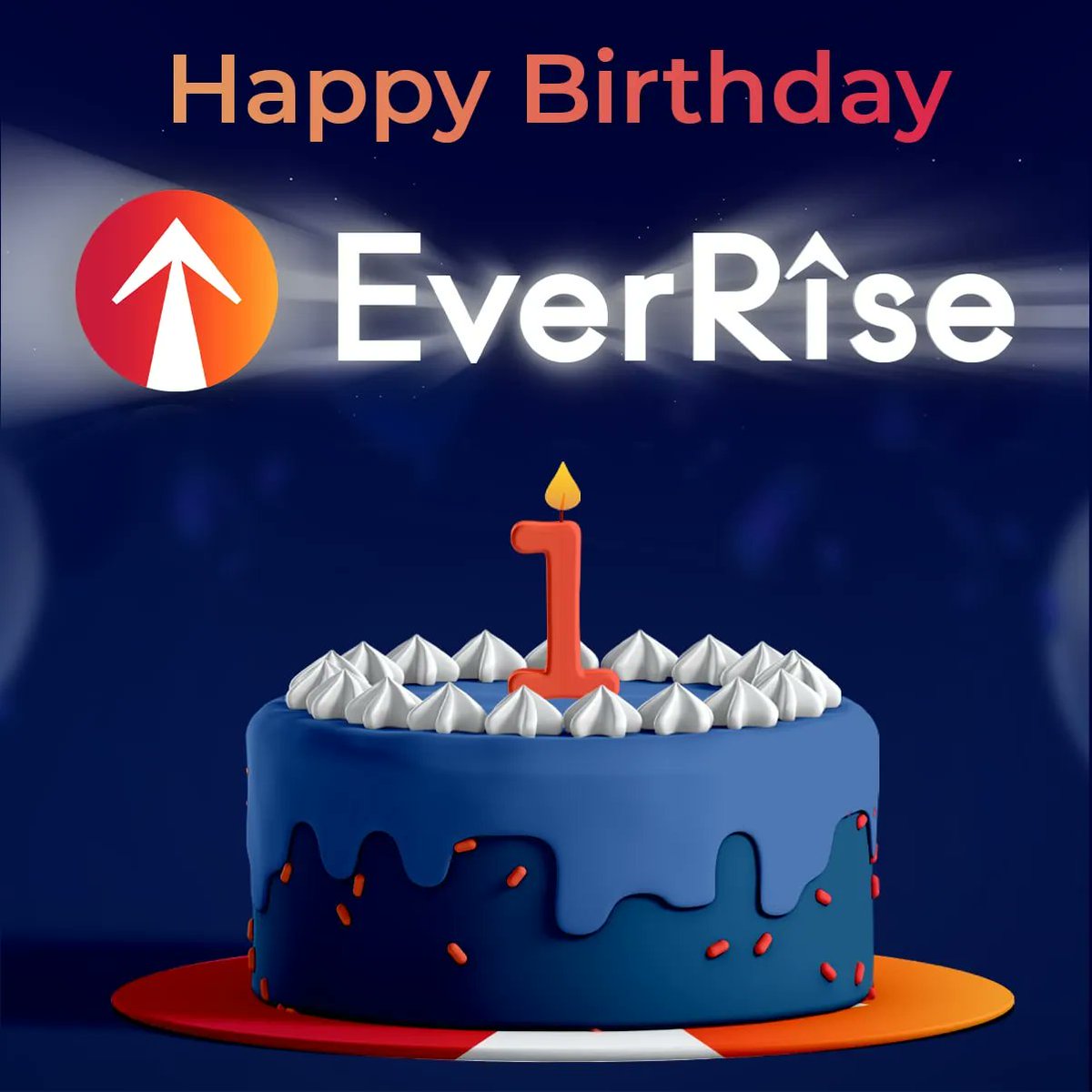 EverRise's tweet photo. #EverRise officially turns 1 year old today! 🎂 https://t.co/rmjab2RsCF