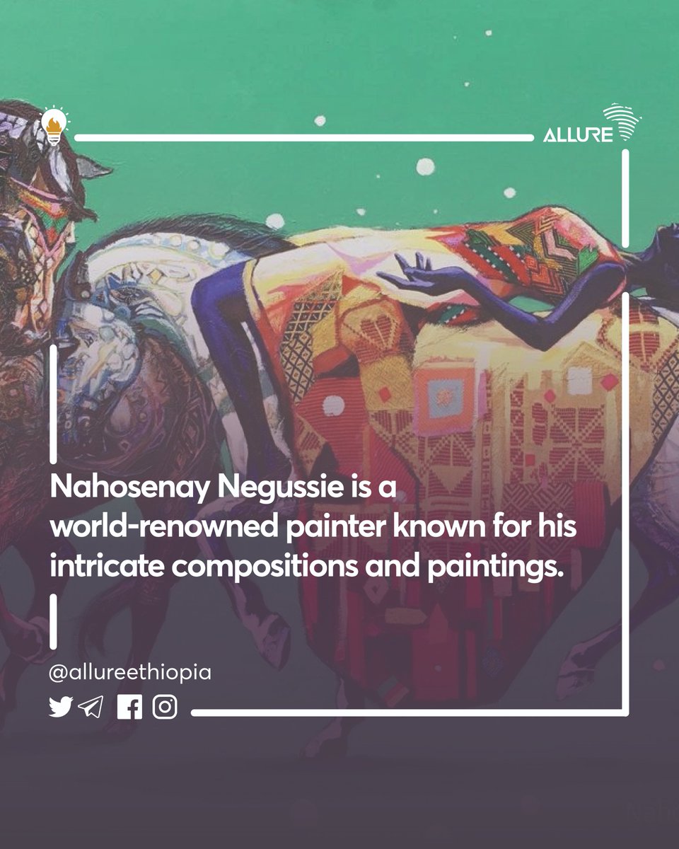 AllureEthiopia's tweet photo. #CreativeOfTheWeek
Nahosenay Negussie @nahosenay
Spend some time appreciating Nahosenay Negussie works. It would be the highlight of your day.
Read more- https://t.co/pYhSybHwHK
.
.
.
#allurecreative #NahosenayNegussie #Artist #Art #Moged #addisababa #ethiopia #allureethiopia https://t.co/0N868wZTwP