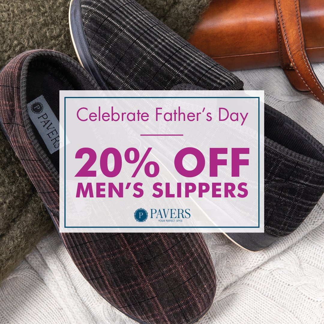 AffinityDevon's tweet image. Celebrate #fathersday with 20% off Men's Slippers at @paversshoes 💙

#affinitydevon #affinityoutletdevon #paversshoes #slippers #pavers #offers #bideford #outletshops #giftsfordad #giftsforhim