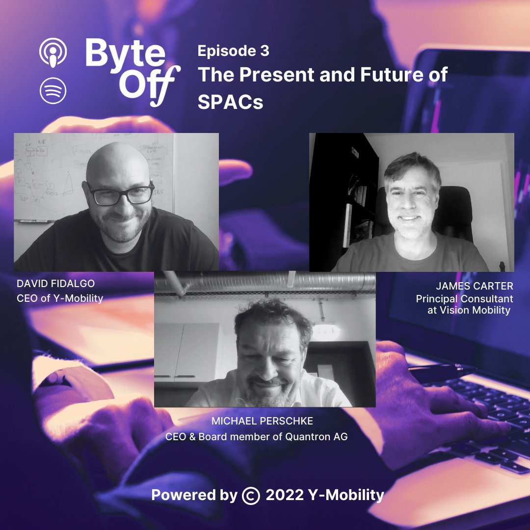ByteOffPodcast's tweet photo. Welcome to the #ByteOffPodcast recording studio, where you can see our team record @JamesVisionMobi , @PerschkeMichael and David Fidalgo chatting about the current #SPACs landscape and their projections for the future. https://t.co/TPsu5htkxl
