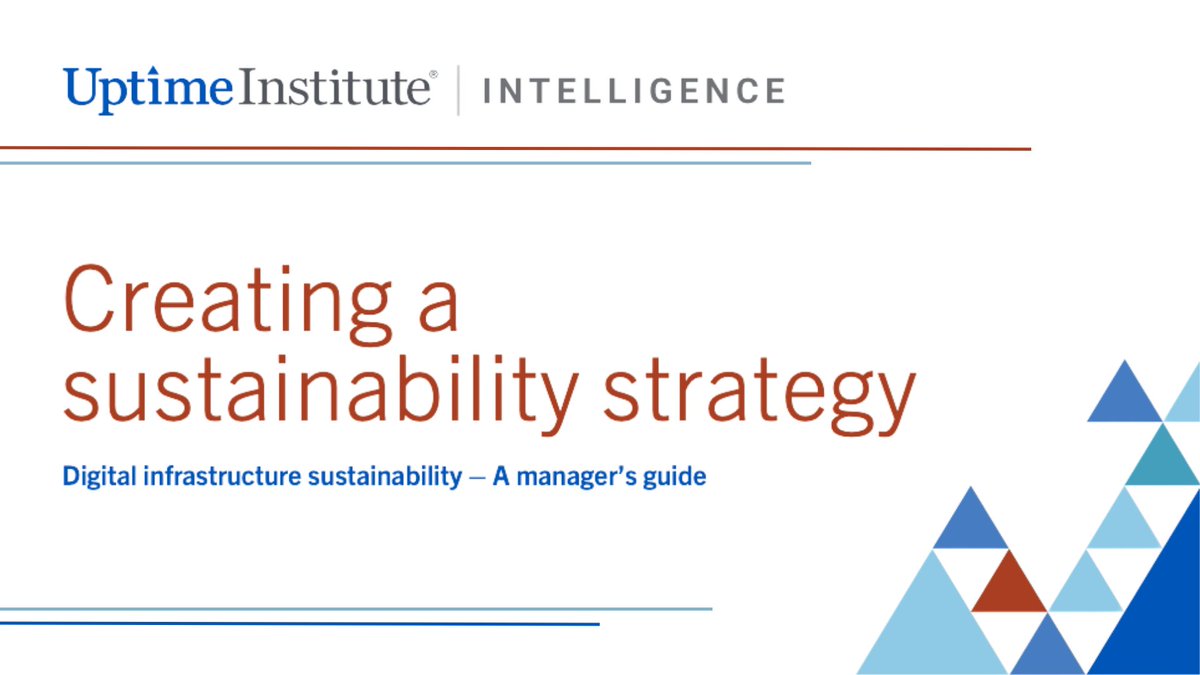 UptimeInstitute's tweet photo. Investors, customers, environmentalists and policymakers worldwide are ramping up demands for #sustainability progress and transparency. #Datacenter operators need a real sustainability strategy. Start the process here: https://t.co/zqCStxTkOs https://t.co/Co2IWOioP1