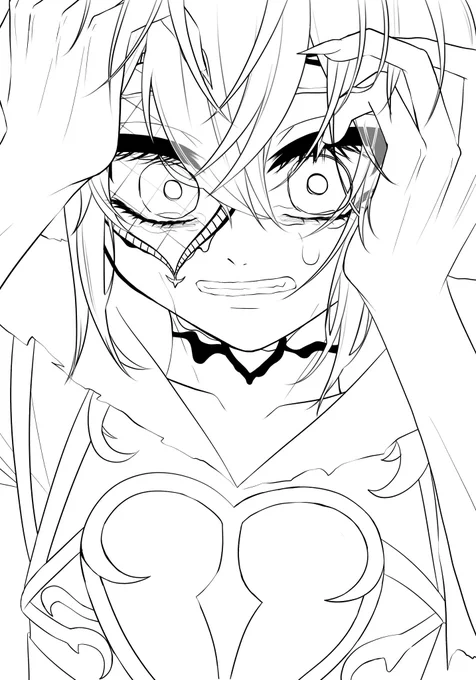 線画です 