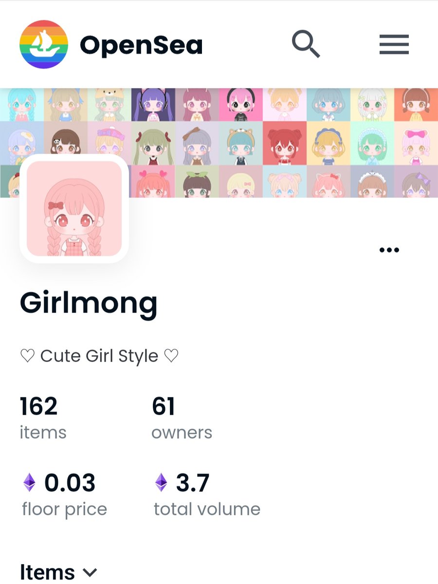 🎀 #Girlmong 🔻🎀
opensea.io/collection/gir…

#OpenSeaNFT #OpenSea 
<a href="/opensea/">OpenSea</a> #NFT #NFTs 
#NFTCommunity #WomenInNFTs 
#NFT宣伝枠 #NFTJapan