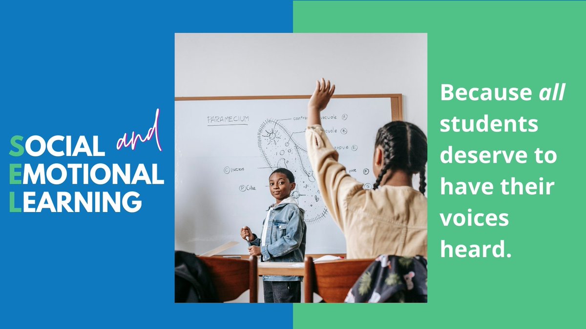 pureedgeinc's tweet photo. All students deserve to have their voices heard. #SEL #SpeakUpforSEL #ThisIsSEL @caselorg https://t.co/PkqQAxciFm