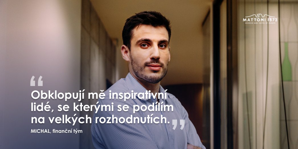 I po 7 letech ve stejné firmě můžou finance bavit. „Líbí se mi, že z Česka můžu řídit mezinárodní aktivity společnosti a nečekat jen, jak se rozhodne centrála," Michal, Commercial Finance Manager. #SvetMattoni1873