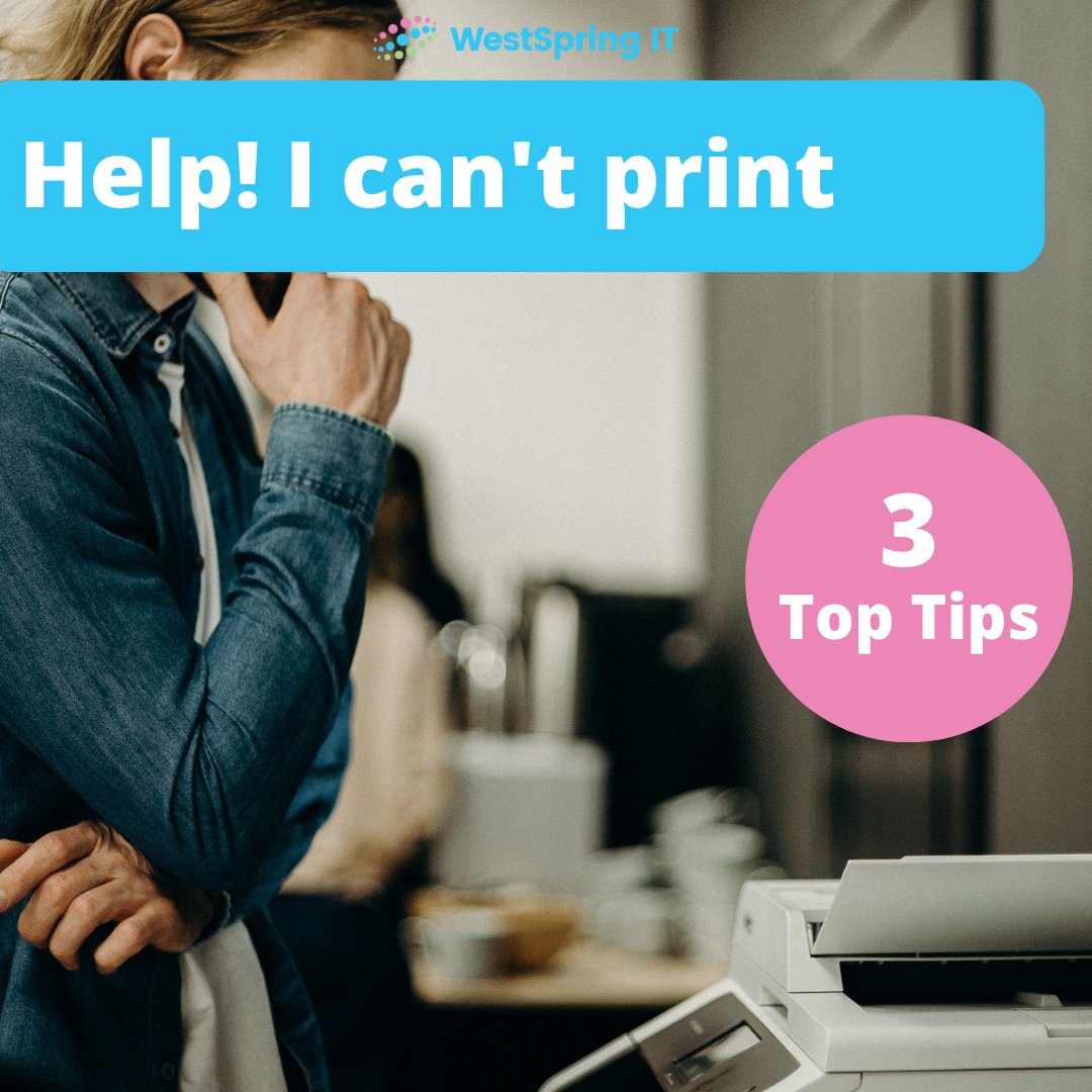 westspringit's tweet image. You wouldn’t believe how often our clients have issues with printers – for some reason they never want to play ball!🤯

Here&apos;s a few things that you can try before reaching out to your support team.

#SupportTips #ITSupport #SimplyUnlimited
