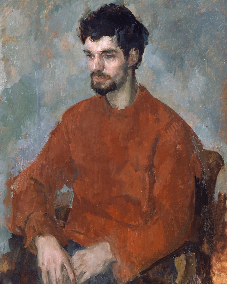 royalacademy's tweet photo. It is Wednesday.

Peter Greenham RA, 'Portrait of Eric Hebborn', c.1959. Oil on canvas. 970 mm x 705 mm. Photo: ©  Royal Academy of Arts.

#RoyalAcademy #RACollection #portrait #painting https://t.co/S0flNRX9P3