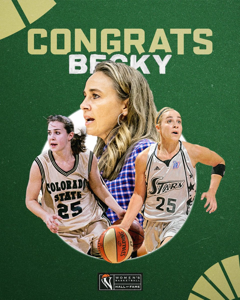 CSUWBasketball's tweet photo. Keeps Paving a Way &amp; Making Us Proud ❗️

𝐖𝐨𝐦𝐞𝐧'𝐬 𝐁𝐚𝐬𝐤𝐞𝐭𝐛𝐚𝐥𝐥 𝐇𝐚𝐥𝐥 𝐨𝐟 𝐅𝐚𝐦𝐞 | 𝐂𝐥𝐚𝐬𝐬 𝐨𝐟 𝟐𝟎𝟐𝟐
@BeckyHammon 🙌💚

#NextLevelRams x @WBHOF https://t.co/WnGd4MmTj7