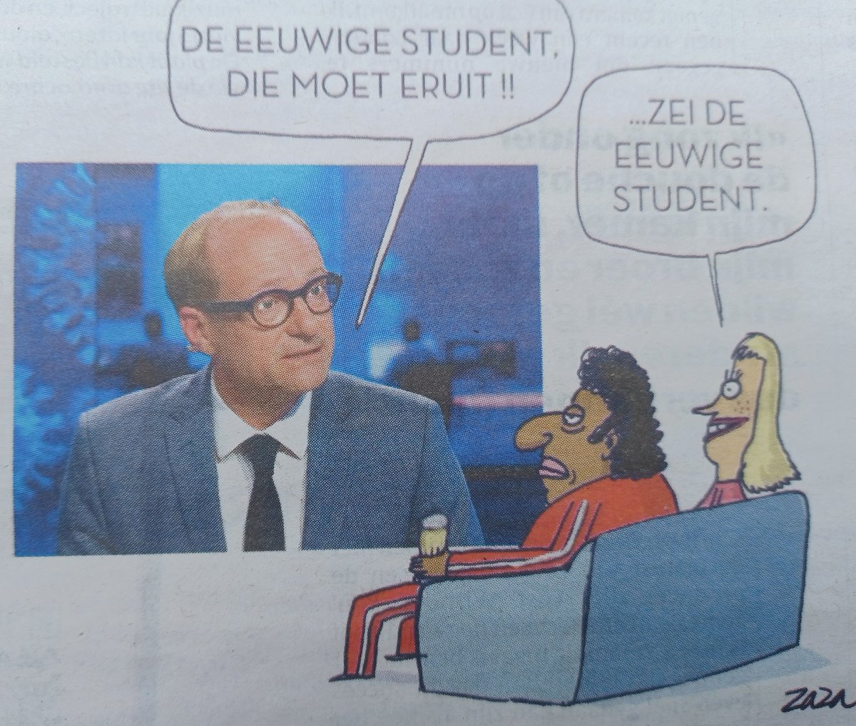 vanlooyguy's tweet photo. @BenWeyts deed er 9 in plaats van 5 jaar over om een universitair diploma te behalen en dat noemt zich minister van #onderwijs ... https://t.co/3fK052oYHu