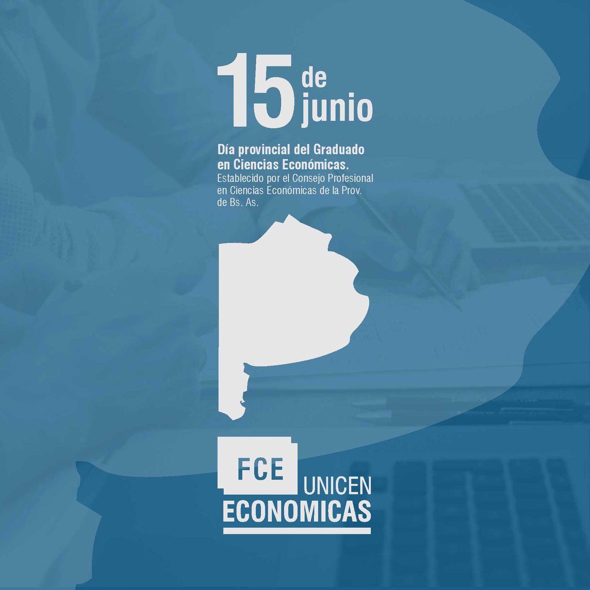 fce_unicen's tweet photo. Saludamos a todos nuestros colegas, muy especialmente a los Graduados de nuestra casa. https://t.co/VVLyM4bxQH