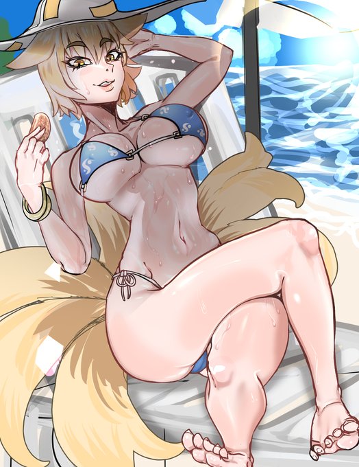 [R-18] ランサマーシリーズ #東方 #ボテ腹 #妊婦 #肥満化 #BBW #SSBBW #八雲藍  