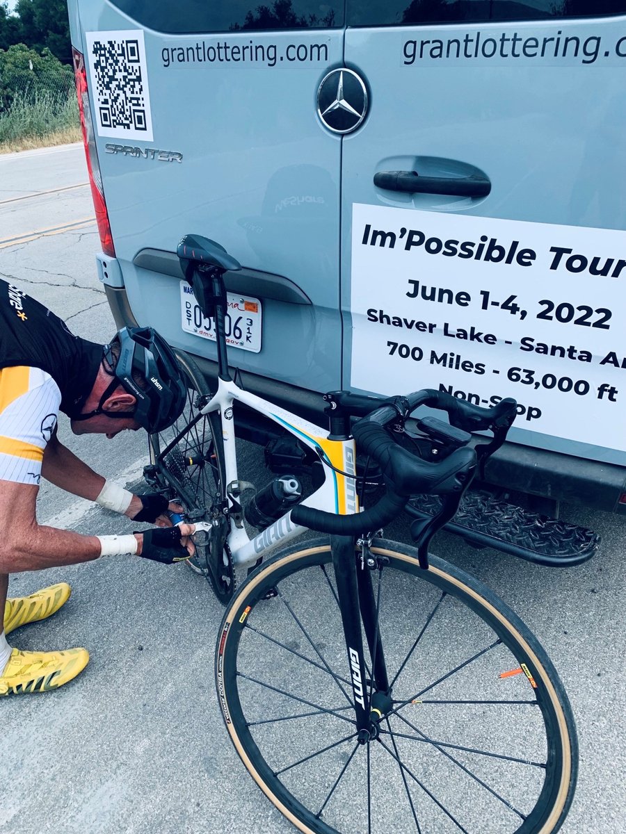 SACGinLA's tweet photo. After miraculously surviving a cycling accident that led to being pronounced dead twice, needing 12 surgeries, and later emergency cancer treatment, Grant Lottering continuously proves others wrong about what is impossible. #ImpossibleTours https://t.co/oTlwKP6Cvn https://t.co/l9dVFPG6rw