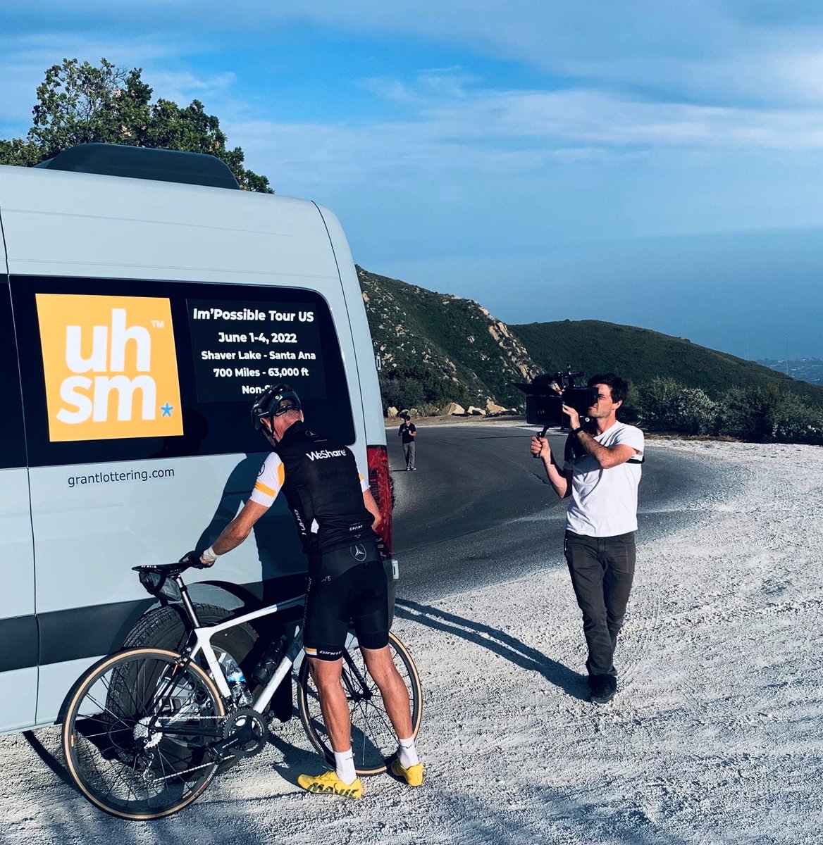 SACGinLA's tweet photo. After miraculously surviving a cycling accident that led to being pronounced dead twice, needing 12 surgeries, and later emergency cancer treatment, Grant Lottering continuously proves others wrong about what is impossible. #ImpossibleTours https://t.co/oTlwKP6Cvn https://t.co/l9dVFPG6rw