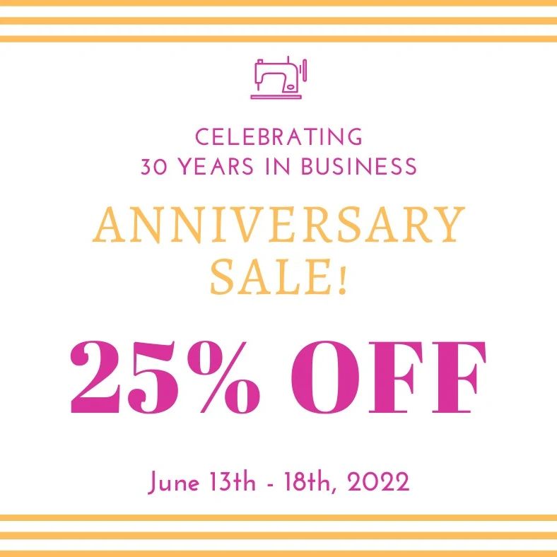 QuiltingB's tweet photo. Our Anniversary Sale starts today - Quilting B &amp; More 🐝 - https://t.co/GPkfrm4a1c https://t.co/kU0CKEQLHn