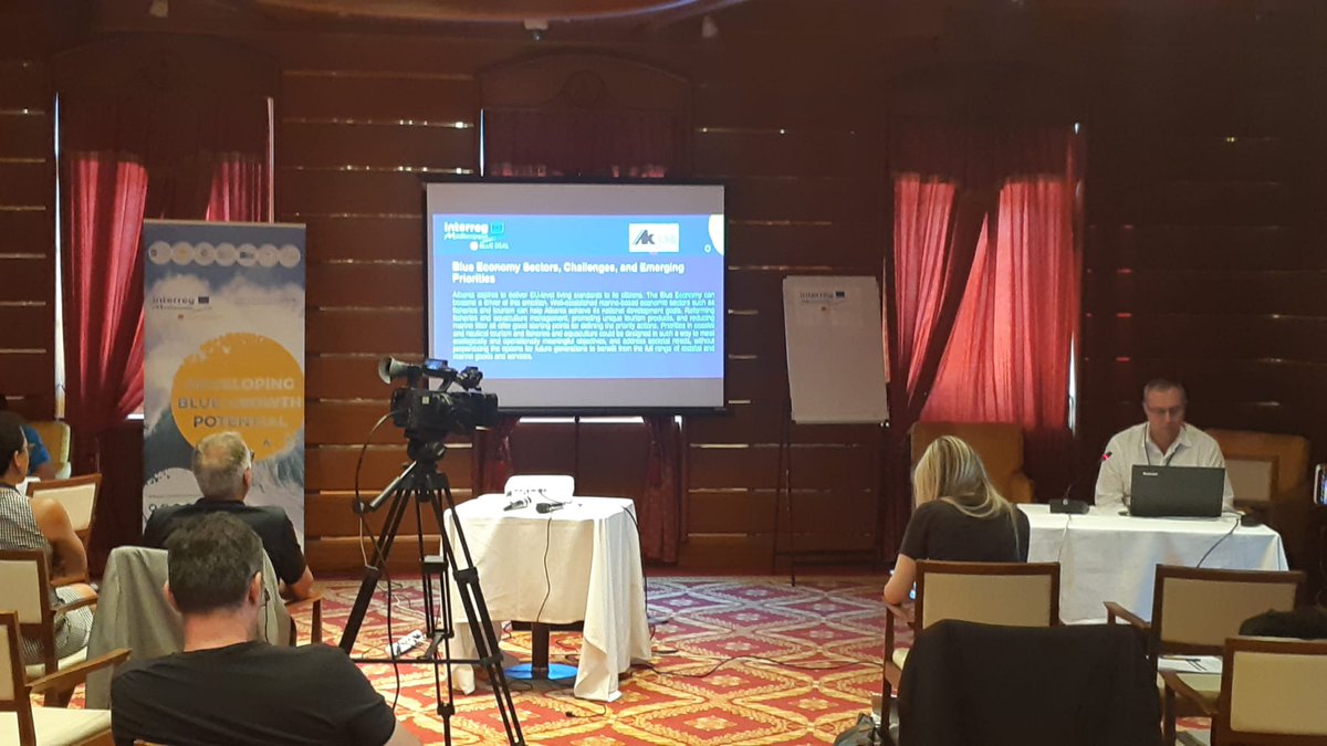 bluedeal_med's tweet photo. Our partner from Albania @A_K_B_N Artan Leskoviku presents the results of #BLUEDEALproject achieved in Albania
#bluegrowthcommunity https://t.co/3hDt84XnpF