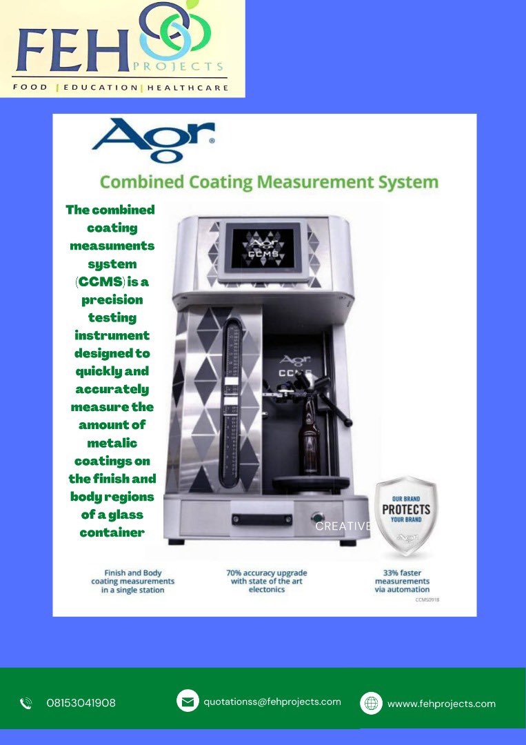 FEHProjects's tweet image. Contact us for this Combined Coating Measurement System 
#sales #marketing #beverage