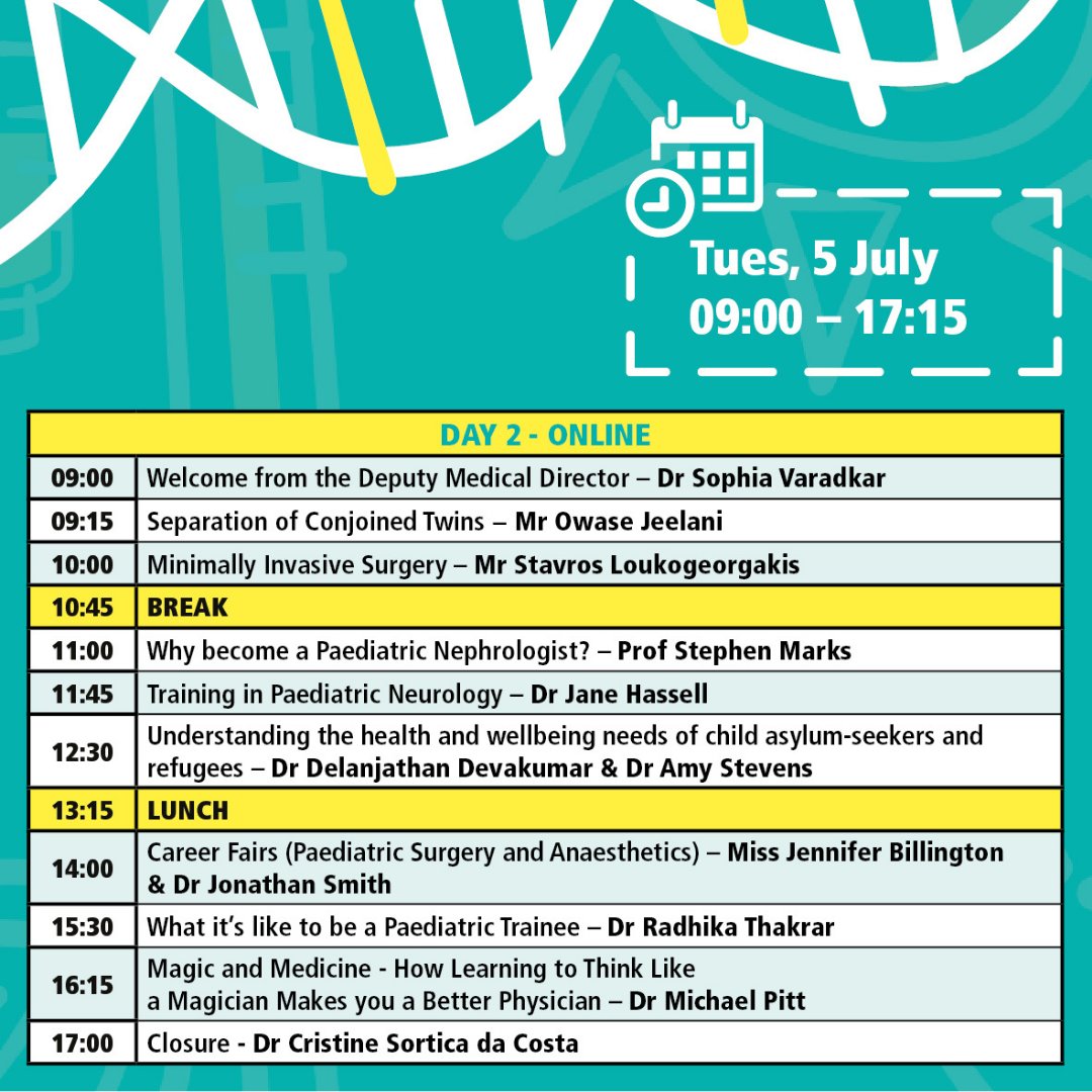 GOSH_PGME's tweet photo. BREAKING NEWS!!! Our programme has finally dropped! We have an exciting two days online &amp; our first face-to-face day post-Covid!! Register via the link in our bio or the QR code. We cannot wait to see you there!! 
#summerschool #medconference #medstudent #paeds #paedsrocks https://t.co/2Qh04laLuQ