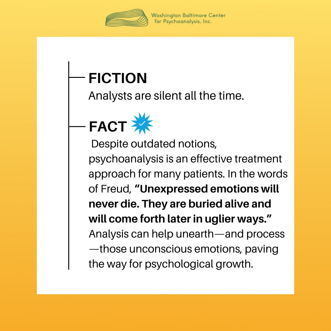 Washington Baltimore Center for Psychoanalysis tweet media