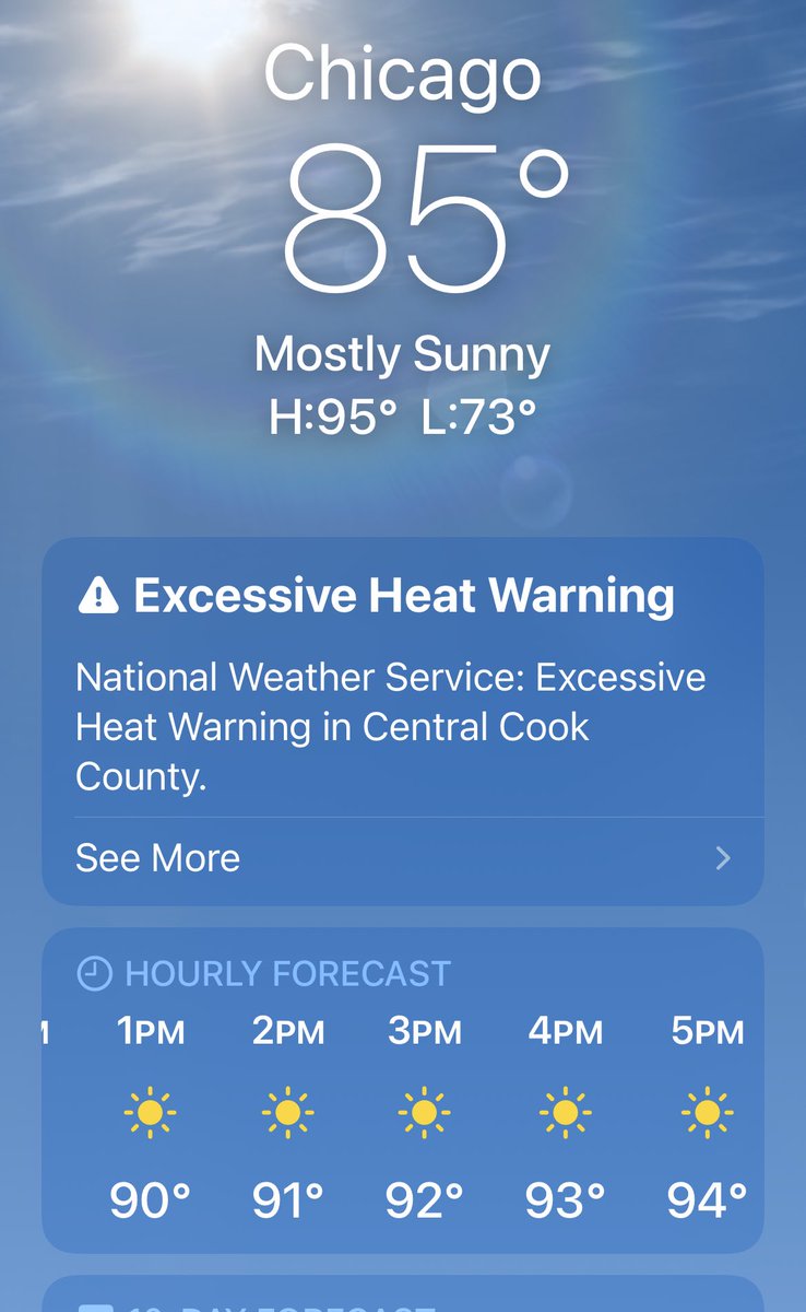 mdemoya's tweet photo. Itโs a controversial opinion, I know but I prefer my Chicago weather when itโs cold. Iโm melting already and itโs only going up! #chisummer https://t.co/B9FcJnojRR
