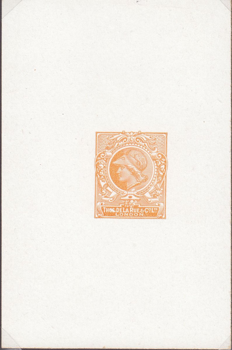 BillBarrellLtd's tweet photo. Four superb circa 1910 De La Rue 'Minerva Head' die proofs in brown, yellow, red and blue on matt proof paper, very fine and attractive items. #phiately #stampcollecting #stamps #philatelic #stampcollector #stunning #rarestamps #lookfortheshield https://t.co/cqF02P2Yj1