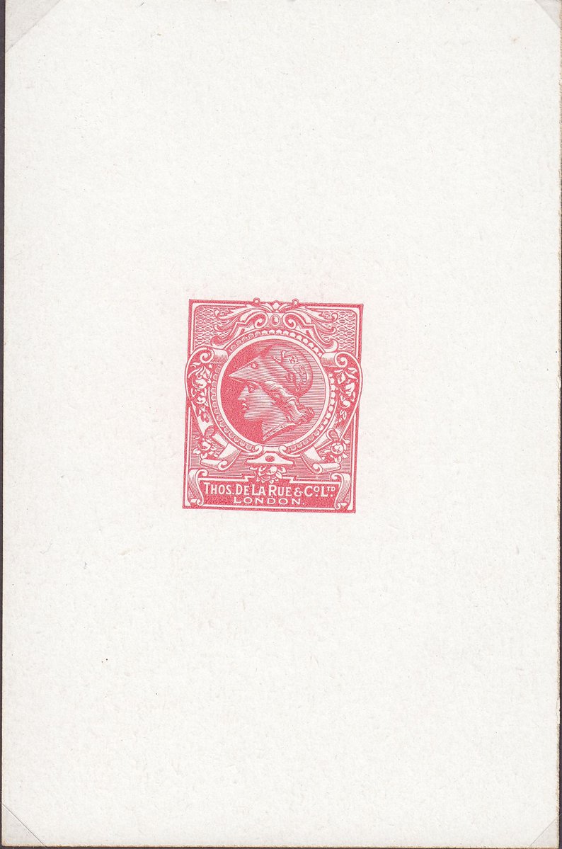 BillBarrellLtd's tweet photo. Four superb circa 1910 De La Rue 'Minerva Head' die proofs in brown, yellow, red and blue on matt proof paper, very fine and attractive items. #phiately #stampcollecting #stamps #philatelic #stampcollector #stunning #rarestamps #lookfortheshield https://t.co/cqF02P2Yj1