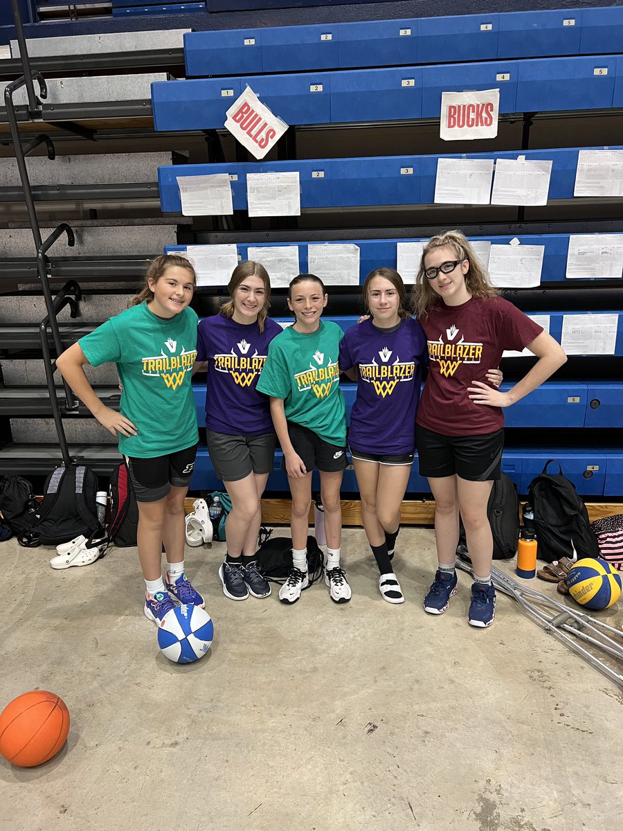 Some of our HS and MS girls at the 4 day Vincennes camp!