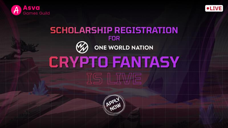 AsvaGamesGuild's tweet photo. Crypto traders assemble!! 
Are you a Crypto ninja, defi degen who knows the market well? 
Our new scholarship program is for you with @OWNcryptoverse crypto fantasy game. Win upto 90% rewards share.
Predict the markets and win big. 
Apply now: https://t.co/AJYXRXN1au
#playtoearn https://t.co/pWPyVvgL5L