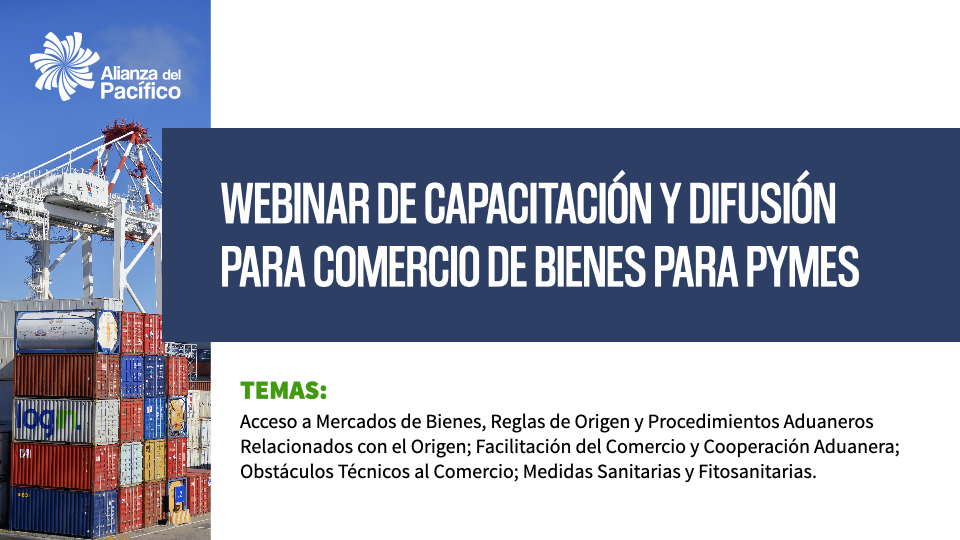 A_delPacifico's tweet photo. 🔴 Ya estamos en vivo con el webinar de capacitación y difusión para comercio de bienes para pymes. Hablamos de acceso a mercados (aranceles), reglas de origen, entre otros temas. Míralo por 👉 https://t.co/9JzGR0yHCH https://t.co/AVcpC7ljZl