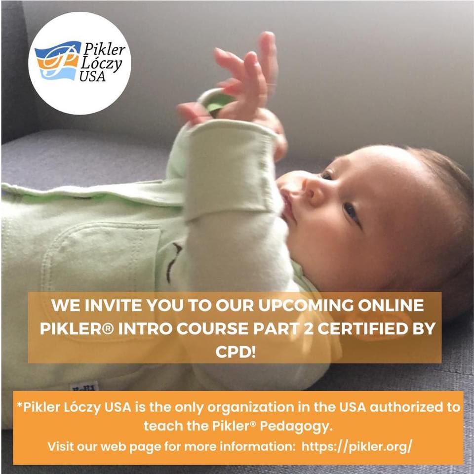 piklerus's tweet photo. We invite you to our upcoming online Pikler® Intro Course Part 2 Certified by CPD! Saturdays, September 3, 10, 17 at 3 pm – 6 pm PST California.

Visit our web page for more information:
https://t.co/g98BU82BMT

*Only organization in the USA authorized to teach Pikler®️ https://t.co/BS1J6DxMHU