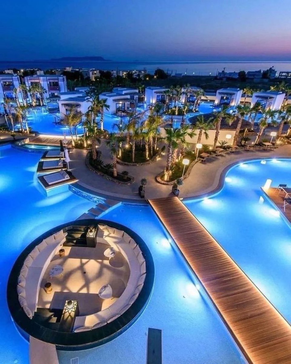 Summer night in Greece.