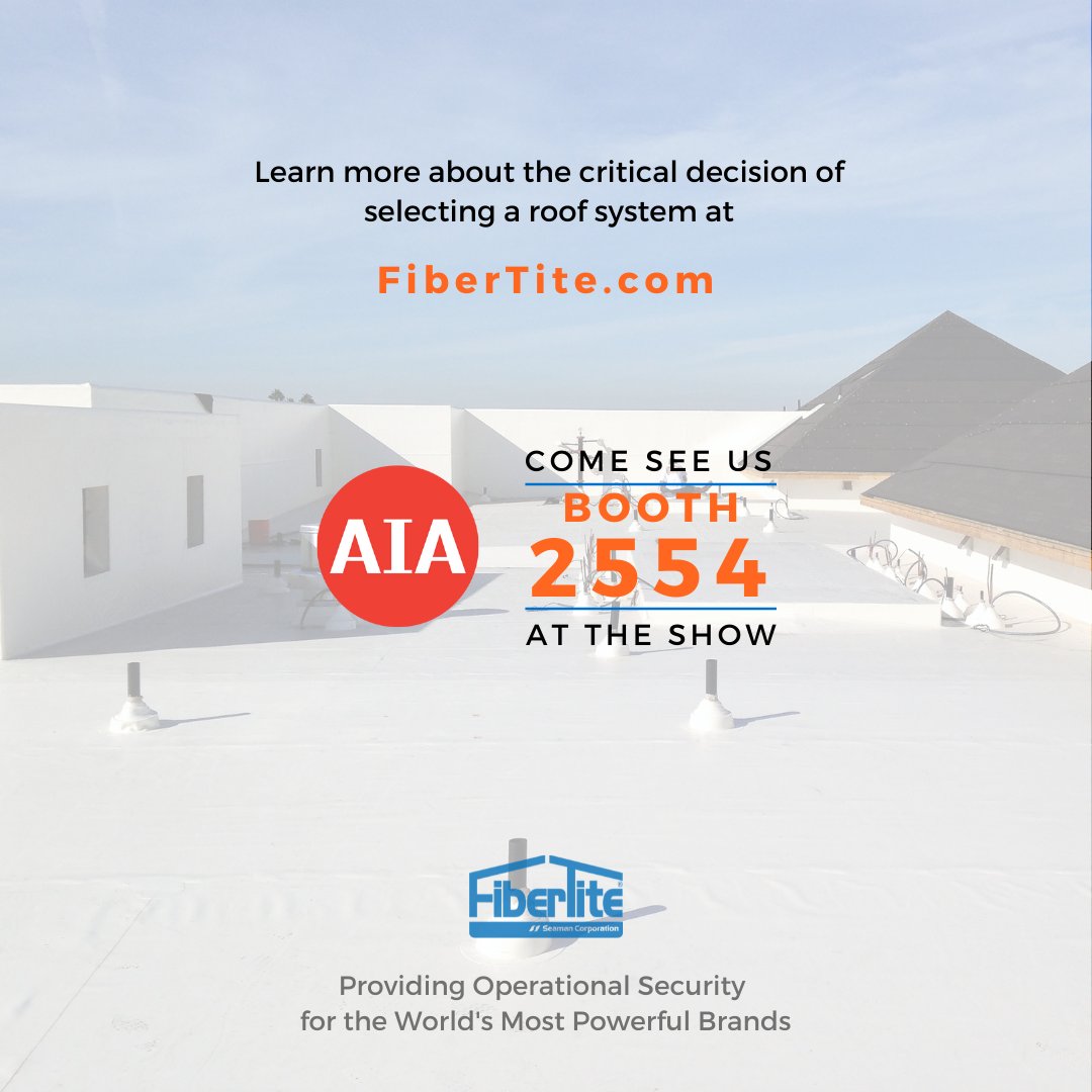 We are exhibiting at <a href="/AIAChicago/">AIA Chicago</a> on June 22nd - stop by Booth #2554 to speak with one of our FiberTite team members.