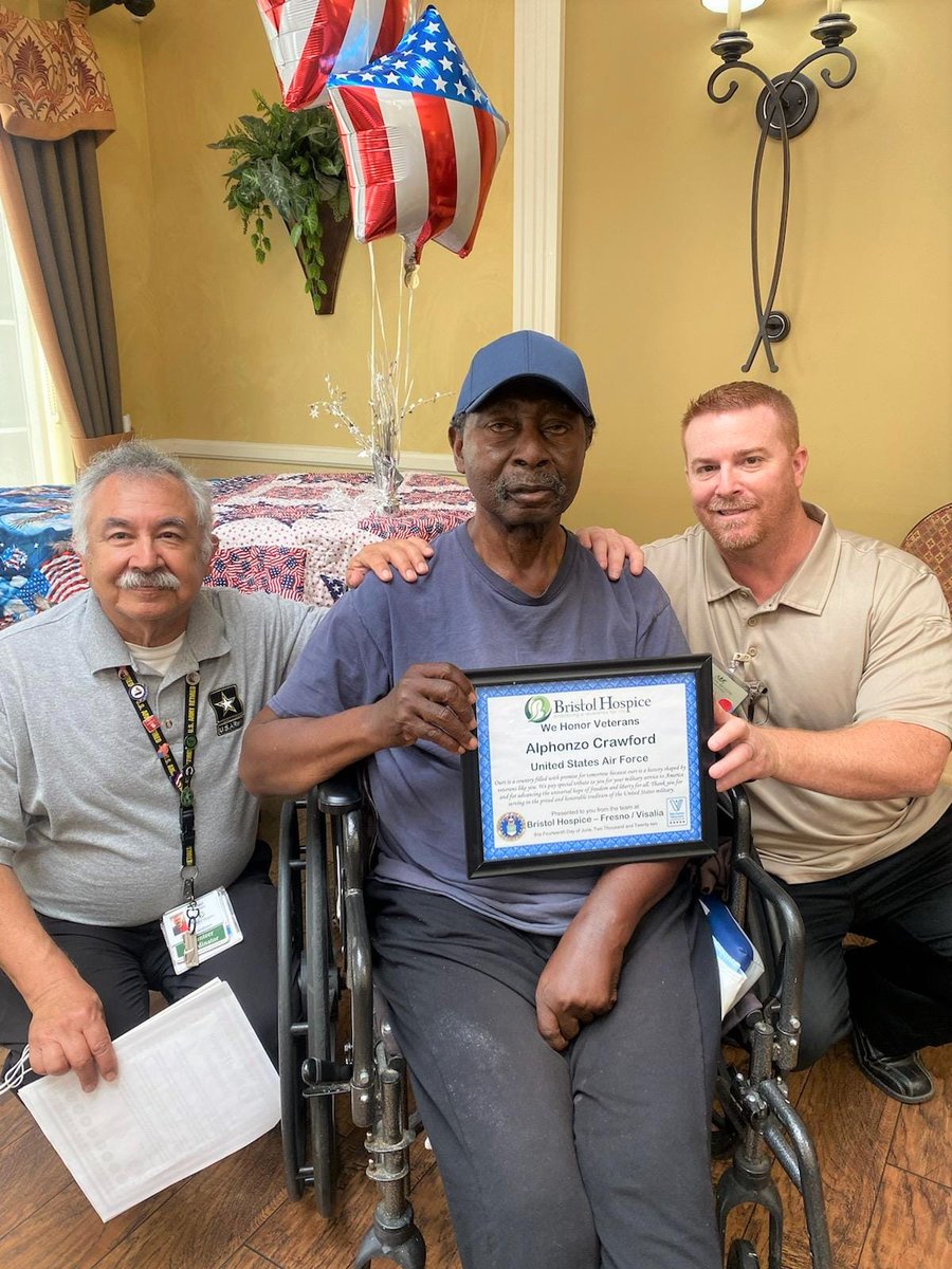 HorizonFresno's tweet photo. @HorizonFresno  and Bristol Hospice Fresno celebrated Flag Day by honoring our veteran residents who served.

#FlagDay #Veterans #PositivePartnerships #BristolHospiceFresno #HorizonFresno https://t.co/DBqqGXynw9