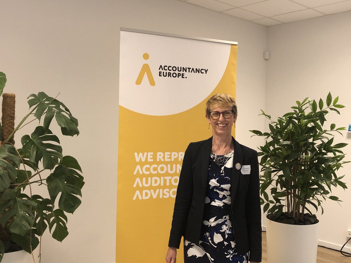 JSPenny's tweet photo. It’s been fascinating to hear as @icaew rep about all the work that #AccountancyEurope is doing for the profession on #csrd #sustainabilityreport #esef #SMPs and more thank you @AccountancyEU. https://t.co/9neU7fx51K