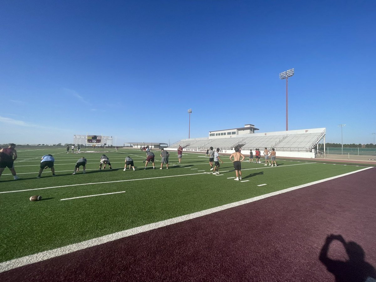 txcoach66's tweet photo. Big day at the Field today #allin #catraid https://t.co/993BHkx0qS