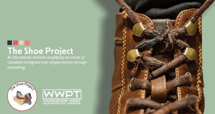 EdmAMCBC's tweet photo. This Saturday and Sunday @WorkshopWest presents #TheShoeProject at the Gateway Theatre. It’s a national initiative that amplifies the voices of Canadian immigrant and refugee women through storytelling. Hear from some of the participants at 8:20 this morning. #yegarts https://t.co/Dx17BJ4nrA