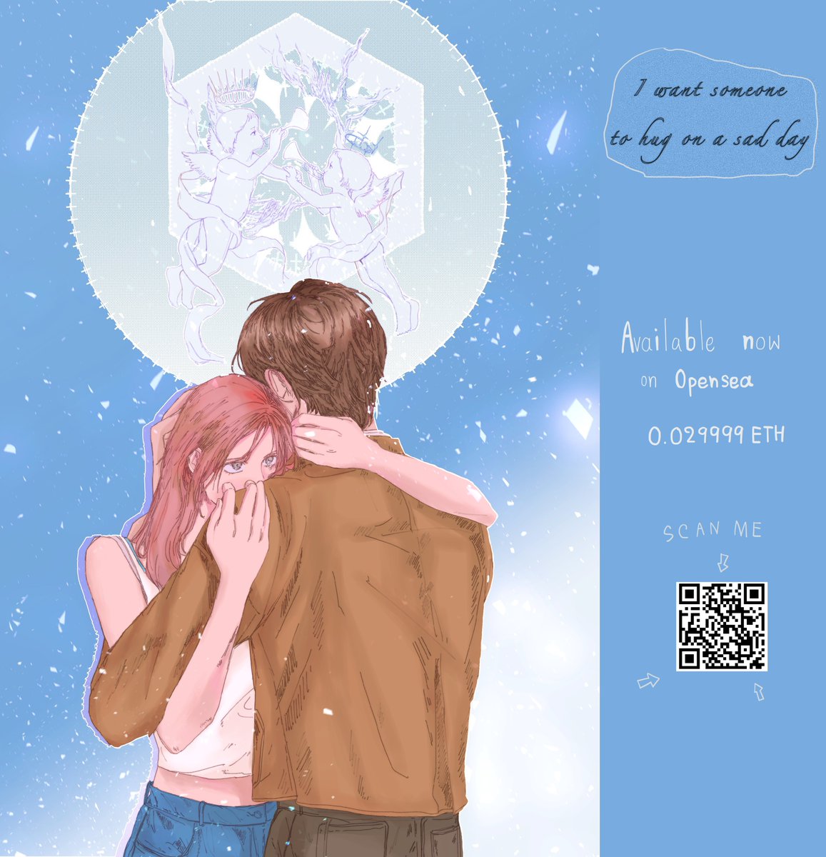 lost_Ulty's tweet photo. 💘 ✨I want someone to hug on a sad day ✨

  ✨✨🛒 https://t.co/tQIg5QBbCw
Wake up early and have to go to work. I want to cry about bad things ,but have to smile.

Sale ends July 15, 2022 at 8:24pm GMT+7 

0.029999 ETH
#NFTTHAILAND #NFTthaiartist #NFTThai #Opensea https://t.co/7xdUaDBnYK