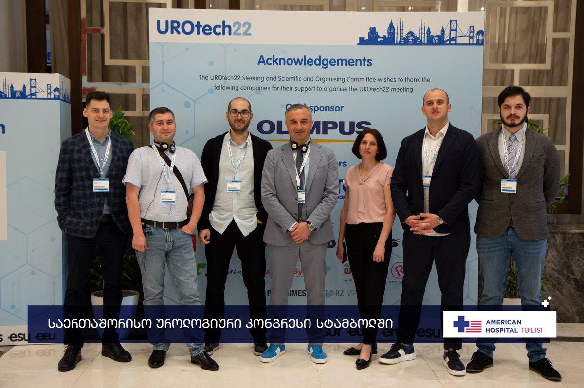 AmericanTbilisi's tweet photo. 📍 On May 26-28, The International Urological Congress was held in Istanbul,  attended by up to 1,000 urologists from 67 countries.

✨ There, Professor Dr. Davit Nikoleishvili and the AHT urology team performed a Laparoscopic Radical Prostatectomy. https://t.co/EBUwmfHUZu