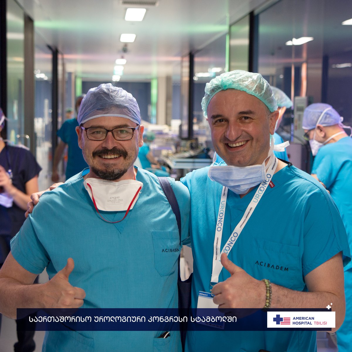 AmericanTbilisi's tweet photo. 📍 On May 26-28, The International Urological Congress was held in Istanbul,  attended by up to 1,000 urologists from 67 countries.

✨ There, Professor Dr. Davit Nikoleishvili and the AHT urology team performed a Laparoscopic Radical Prostatectomy. https://t.co/EBUwmfHUZu