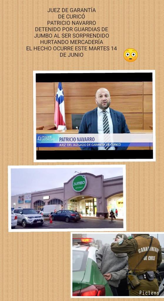 andrs_cubillos's tweet image. El juez de garantía prohibió publicar fotos y el nombre del juez sorprendido robando en el supermercado, por favor no retuitear