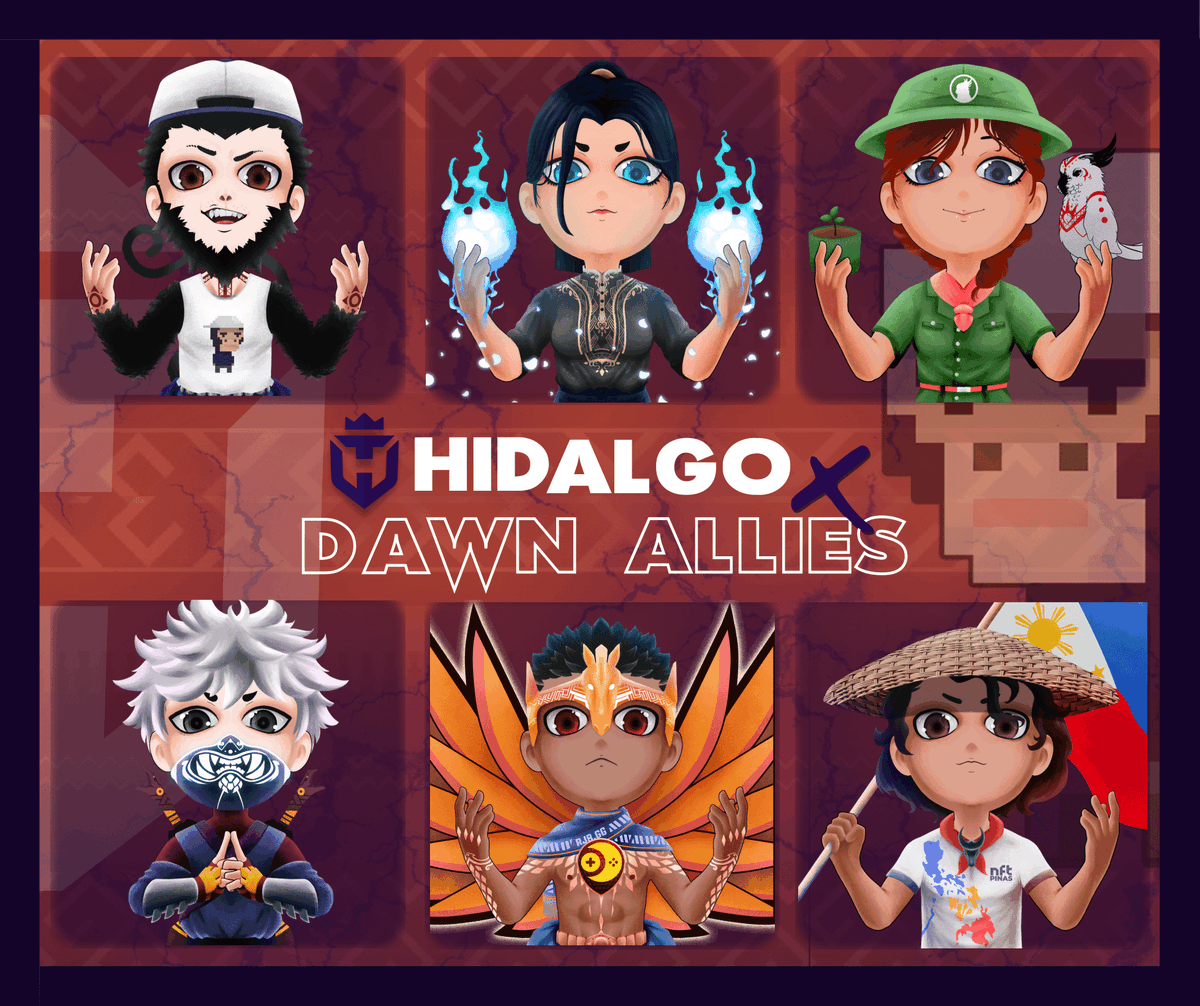 hidalgo_nft's tweet photo. First batch of Dawn Allies Collab NFTs! 6/6

Apes. Together. Strong.

Thank you, @ApeExplorer for supporting us from the start. 💞

#DawnAllies #MetaDeities #HidalgoNFT #CollabNFT #RiseBeyondMeta https://t.co/WYR2i7U3Ku