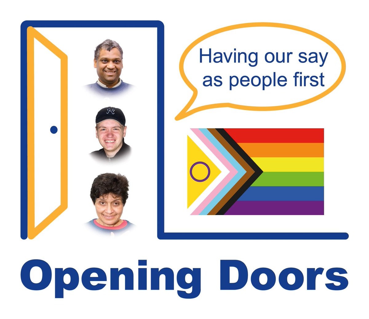 For this Pride month we have made a little change to our logo - can you spot it 👀🏳️‍🌈

We are working hard to try and make sure Opening Doors is somewhere adults with learning disabilities feel safe to be themselves