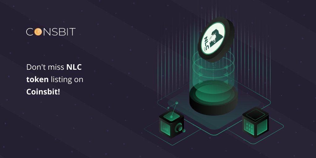 💥 Dear users, we are glad to announce that NLC token will be available on Coinsbit on 17.06.2022!

💵 Pair:
  NLC /USDT

✅ To get more info: t.me/coinsbit_annou…

🌈 Stay tuned to get updates and latest news from Coinsbit!

#Coinsbit #Listing #NLC